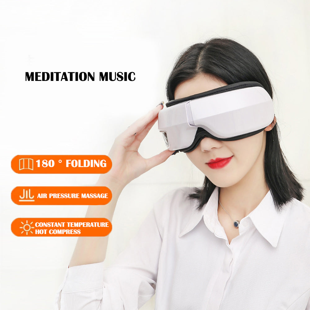 Bluetooth Eye Massager with Smart Pressure Technology