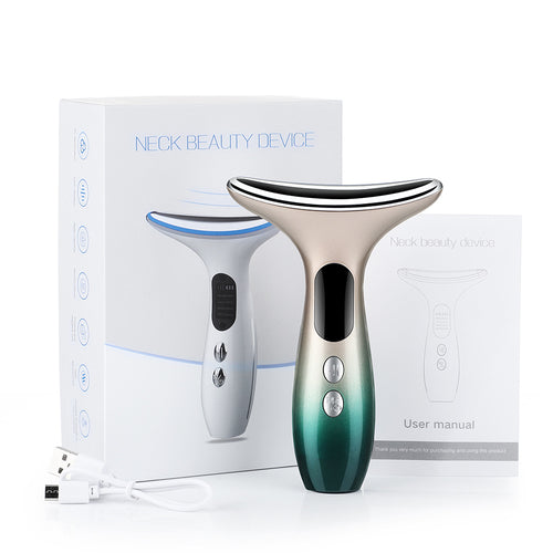 Home Neck Massager with LED Skin Tightening Device