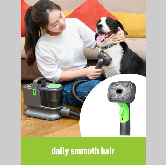 4-in-1 pet grooming vacuum kit