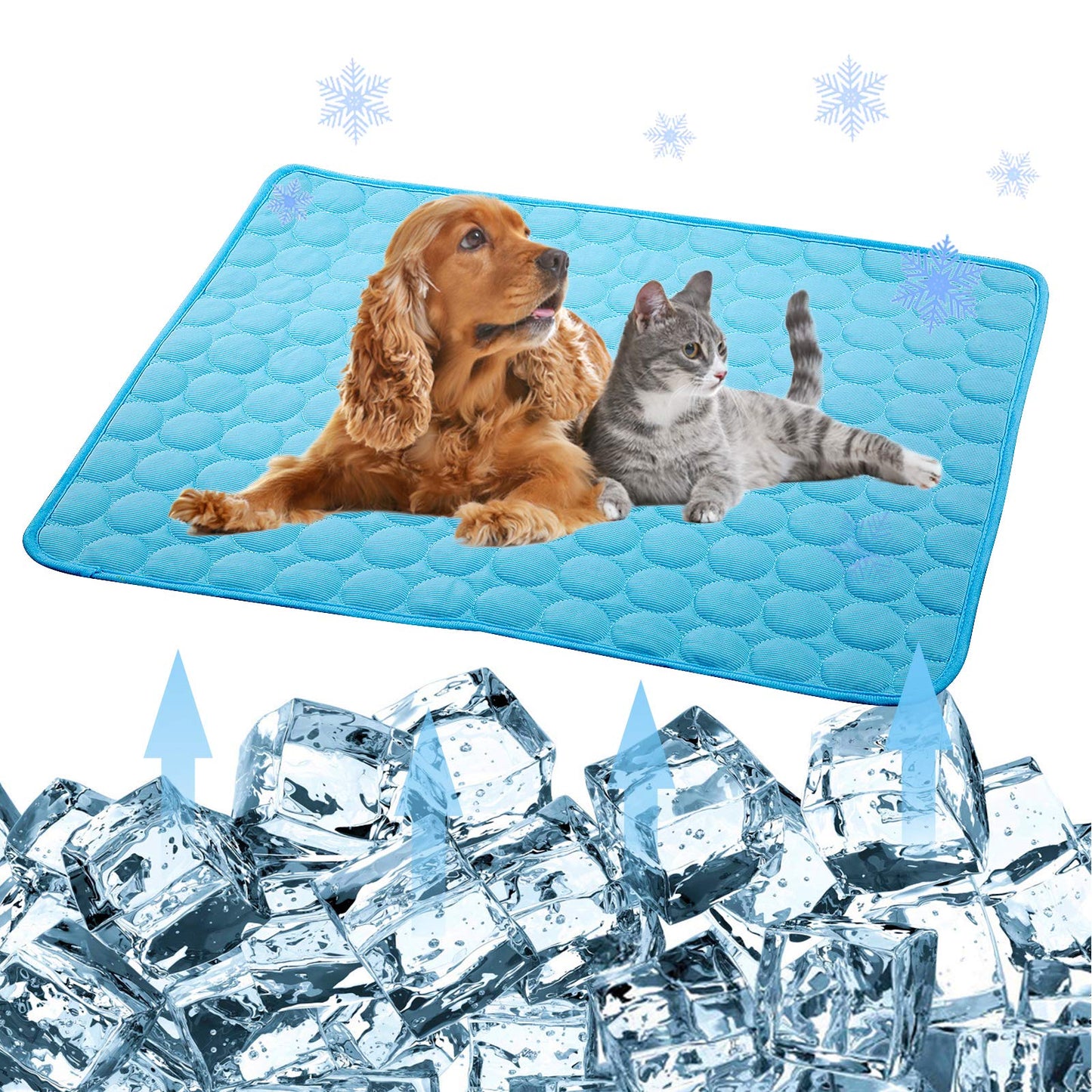 Dog & cat ice silk cooling mat