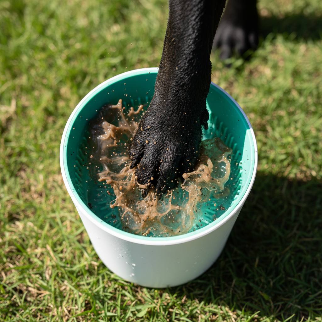 Electric auto paw cleaner cup